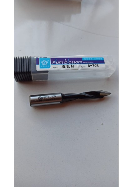 Tungsten Karbür Alaşım 1 Adet Gang Matkap Bit Ağaç İşleme Matkap Cnc Router Bit Dayanıklı 70MM 8X70R 220628 fiyatları