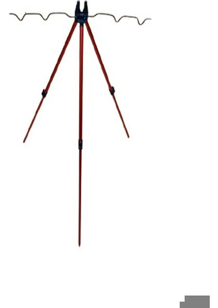 Tripod Alüminyum Teleskobik 3 Ayaklı Kamış Sehpası(Kırmızı)