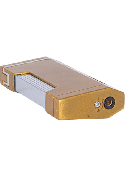 Çift Torch Pürmüz Gold-Gümüş Metal Puro Çakmağı fırsatları
