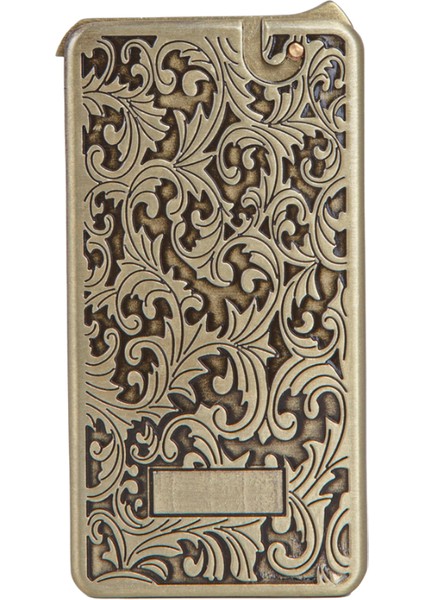 Soft Flame Bronz Desenli Metal Çakmak