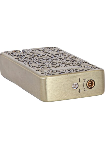 Soft Flame Bronz Desenli Metal Çakmak