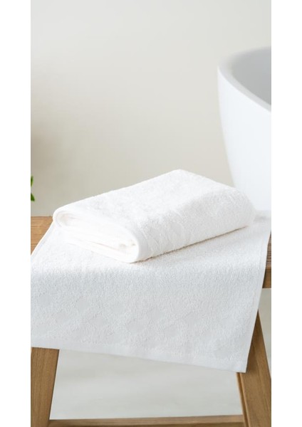 2'li Harem %100 Doğal Pamuklu El / Yüz Havlu Seti 50X90 cm Krem fiyatları