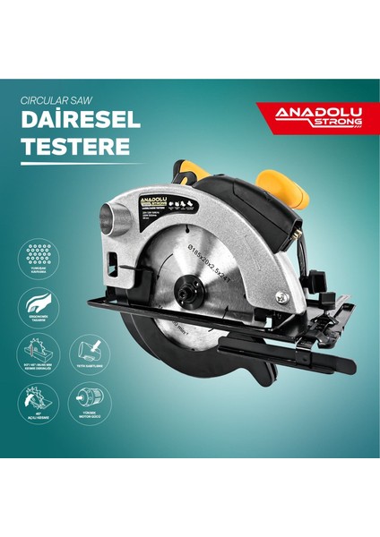 ANS1008 1200W Daire Testere Sunta Kesme Makinesi Elmas Uçlu Bıçak