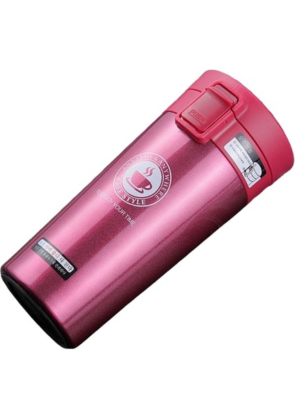 Dikişsiz Kahve Fincanı Vakum Zıplama Termos 380ML (Yurt Dışından)