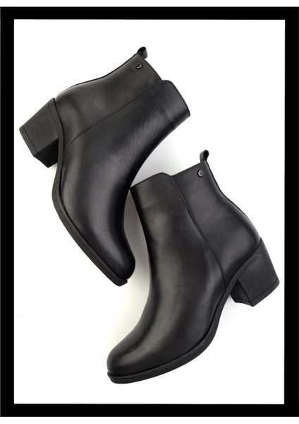 Siyah Kadın Bot & Bootie K02750152503