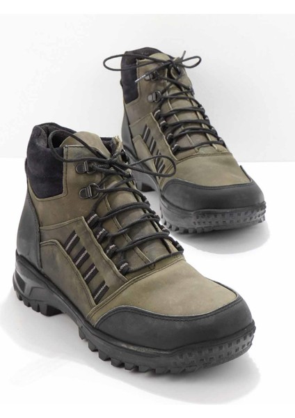Haki Nubuk Erkek Bot & Bootie E02795071101