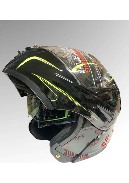 Ls5 Motosiklet Çene Açılır Gözlüklü Kask