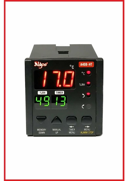 A408-HT Sensörlü Sıcaklık-Nem-Zaman Kontrol Cihazı