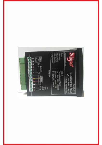 A408-HT Sensörlü Sıcaklık-Nem-Zaman Kontrol Cihazı