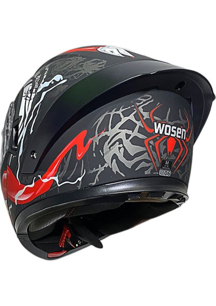 Çene Açılır Kask WS-202 H1 Mat Siyah