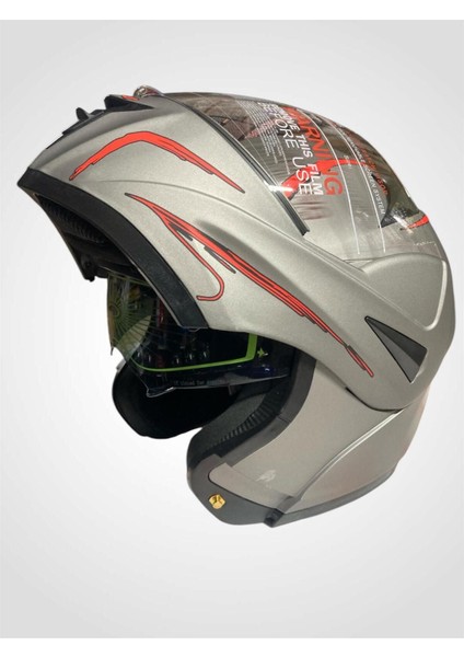 Ls5 Motosiklet Çene Açılır Gözlüklü Kask