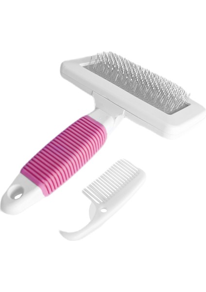 Temizleme Aparatlı Kedi Köpek Tarağı 12 cm-15 cm Large Pembe indirimleri