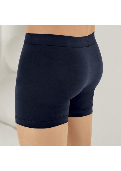 E031 Erkek Likralı Boxer Külot Lacivert S fiyatları