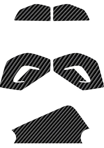 Bajaj NS200 Karbon Yan Çamurluk ve Basamak Demiri Karbon Kaplama Sticker Etiket Modeli