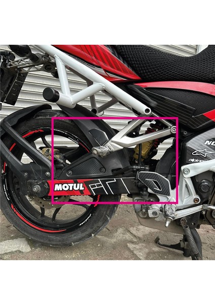 Bajaj NS200 Karbon Yan Çamurluk ve Basamak Demiri Karbon Kaplama Sticker Etiket Modeli fiyatları
