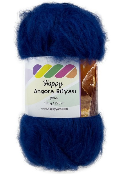 Happy Yarn Angora Rüyası 100GR 270M El Örgü Ipi AR018