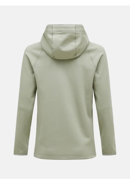 M Chill Light Zip Hood Fleece Lımıt Green G77250130-30179