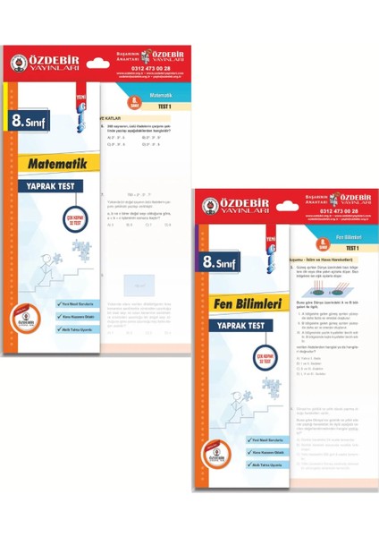 Lgs 8.Sınıf Matematik / Fen Yaprak Test