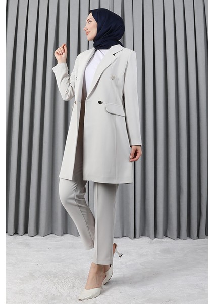 Blazer Ceket Takım Taş