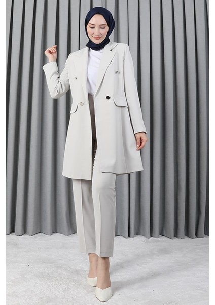 Blazer Ceket Takım Taş