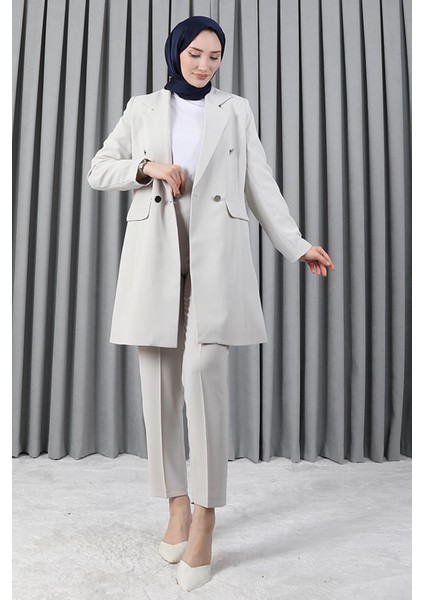 Blazer Ceket Takım Taş