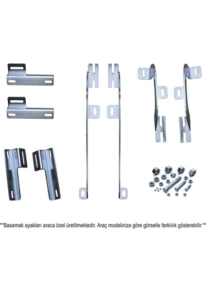 Ford Connect Titan Alüminyum Yan Koruma Siyah (U.ş.) 2002-2014 indirimleri