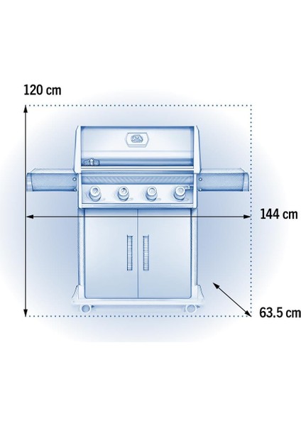 Rogue 525 Gazlı Mangal