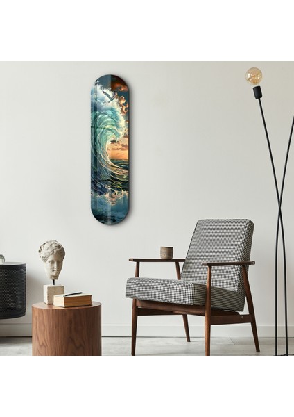 Sea Gull And Ocean V3 | Glass Wall Art Cam Tablo modelleri