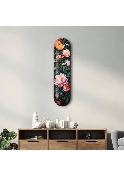 Flowers Painting V4 | Glass Wall Art fiyatları