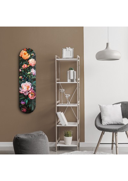 Flowers Painting V4 | Glass Wall Art fırsatları