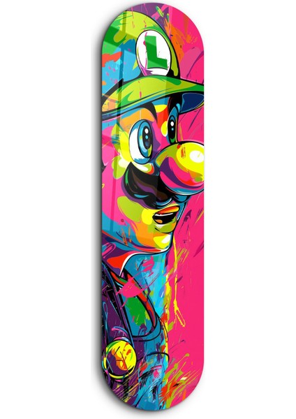 Luigi Fan Art | Glass Wall Art