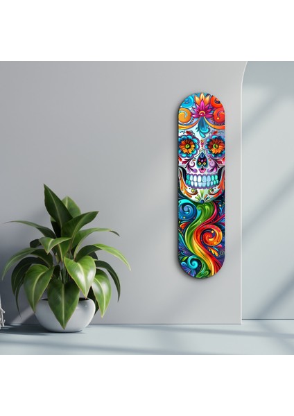 Lady Skull | Glass Wall Art Kurukafa Cam Tablolar fiyatları