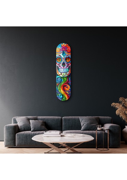 Lady Skull | Glass Wall Art Kurukafa Cam Tablolar modelleri