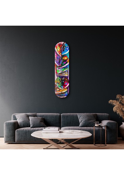 Colorful Sneakers | Glass Wall Art Renkli Spor Ayakkabı modelleri
