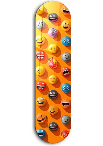 Lots Of Smileys 3 | Glass Wall Art