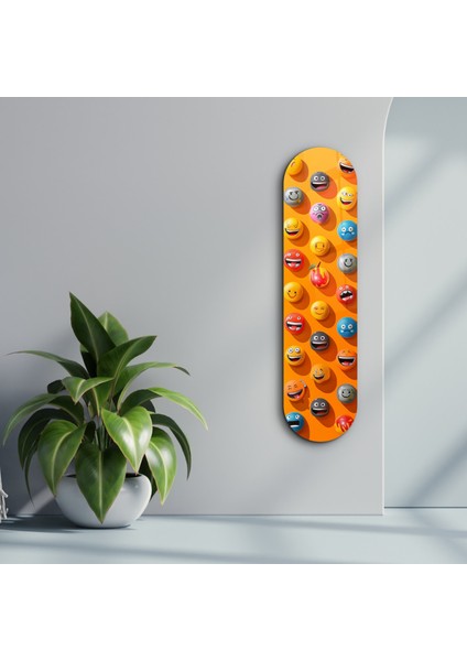 Lots Of Smileys 3 | Glass Wall Art