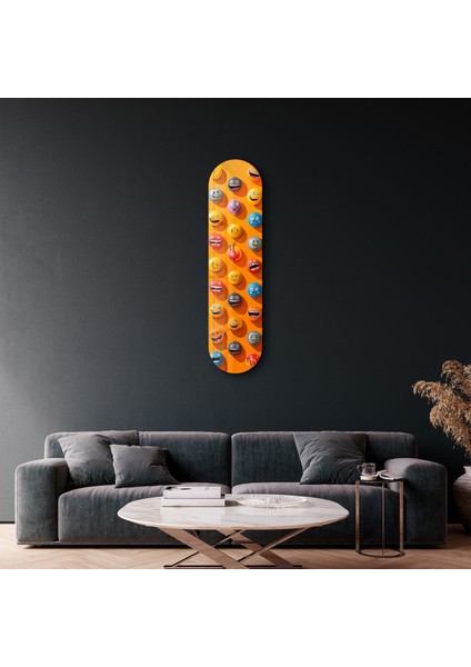 Lots Of Smileys 3 | Glass Wall Art
