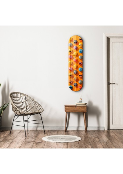 Lots Of Smileys 3 | Glass Wall Art