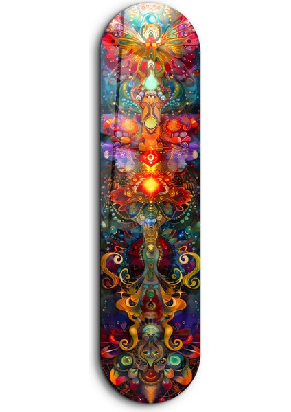 Bohemian Flower Dream V2 | Glass Wall Art Çiçekler