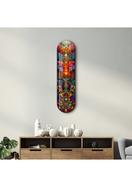 Bohemian Flower Dream V2 | Glass Wall Art Çiçekler