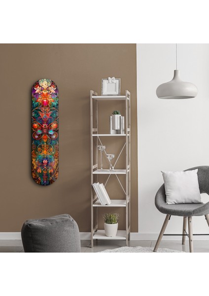 Bohemian Flower Dream V4 | Glass Wall Art