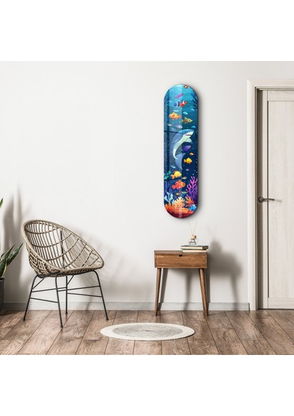 Sweet Shark 2| Glass Wall Art fırsatları
