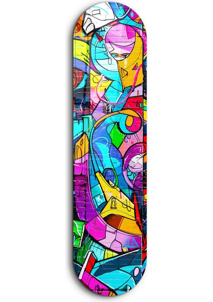 Graffiti Abstract | Glass Wall Art