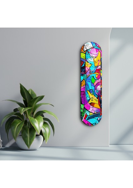 Graffiti Abstract | Glass Wall Art