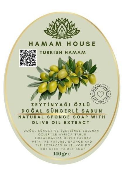 Doğal Süngerli Sabun