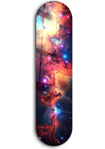 Colourful Space V3 | Glass Wall Art