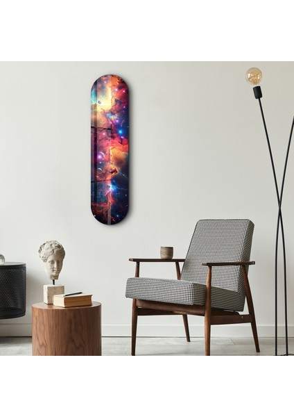 Colourful Space V3 | Glass Wall Art