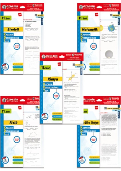 11.Sınıf Sayısal Yaprak Test 5'Li Set