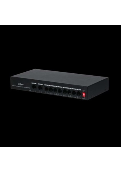DH-PFS3010-8ET-65 8 Port 10/100 8fe Poe Port 65W 2fe Uplink Yönetilemez Switch