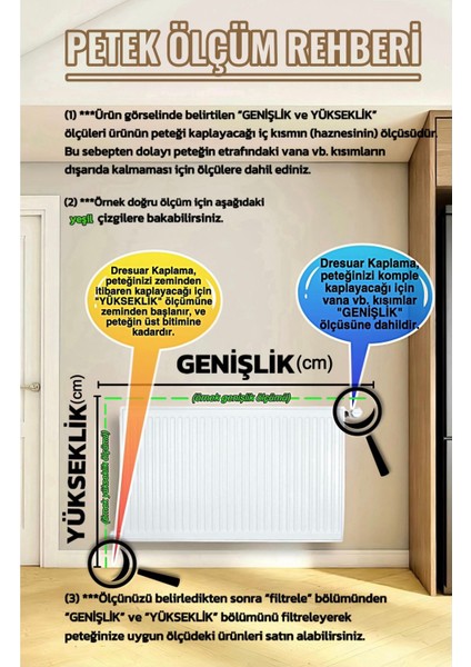 Perge Model, Beyaz Üstü Antrasit Renk, 76 cm Petek Kaplama, Dresuar